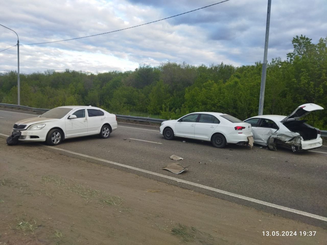 В Саратове возле храма произошла массовая авария