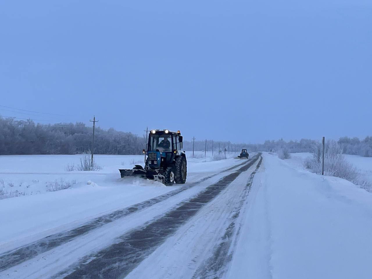 Три федеральные трассы на территории Саратовской области временно закрыли из-за непогоды
