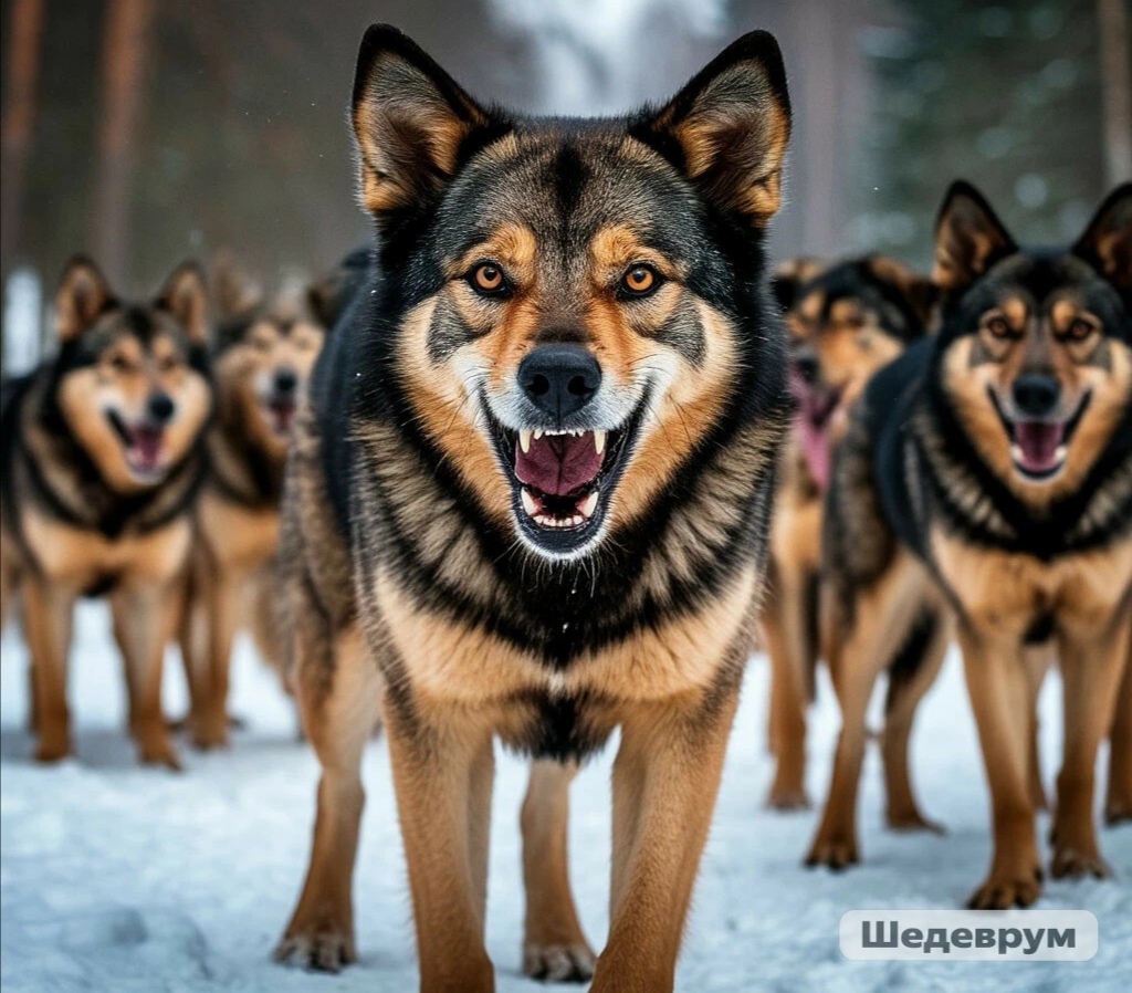 В Заводском районе Саратова замечена стая агрессивных собак