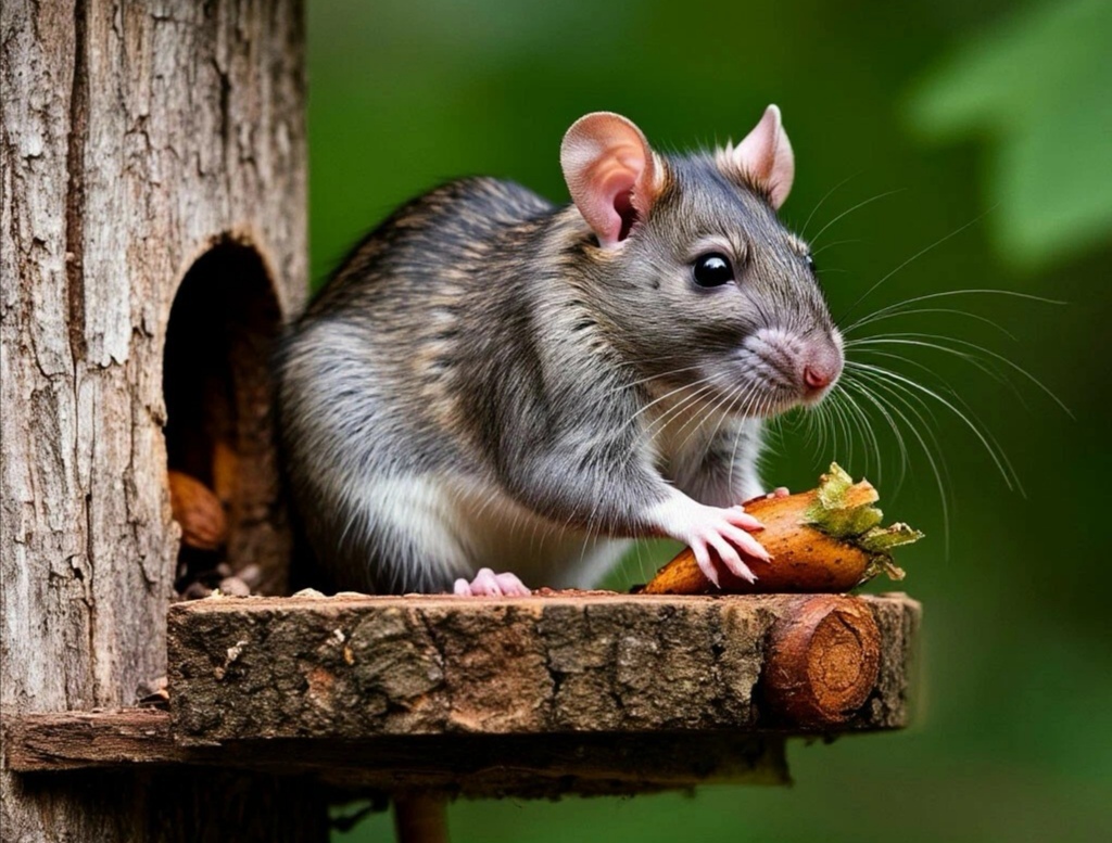 В саратовском парке в кормушках для птиц поселились крысы