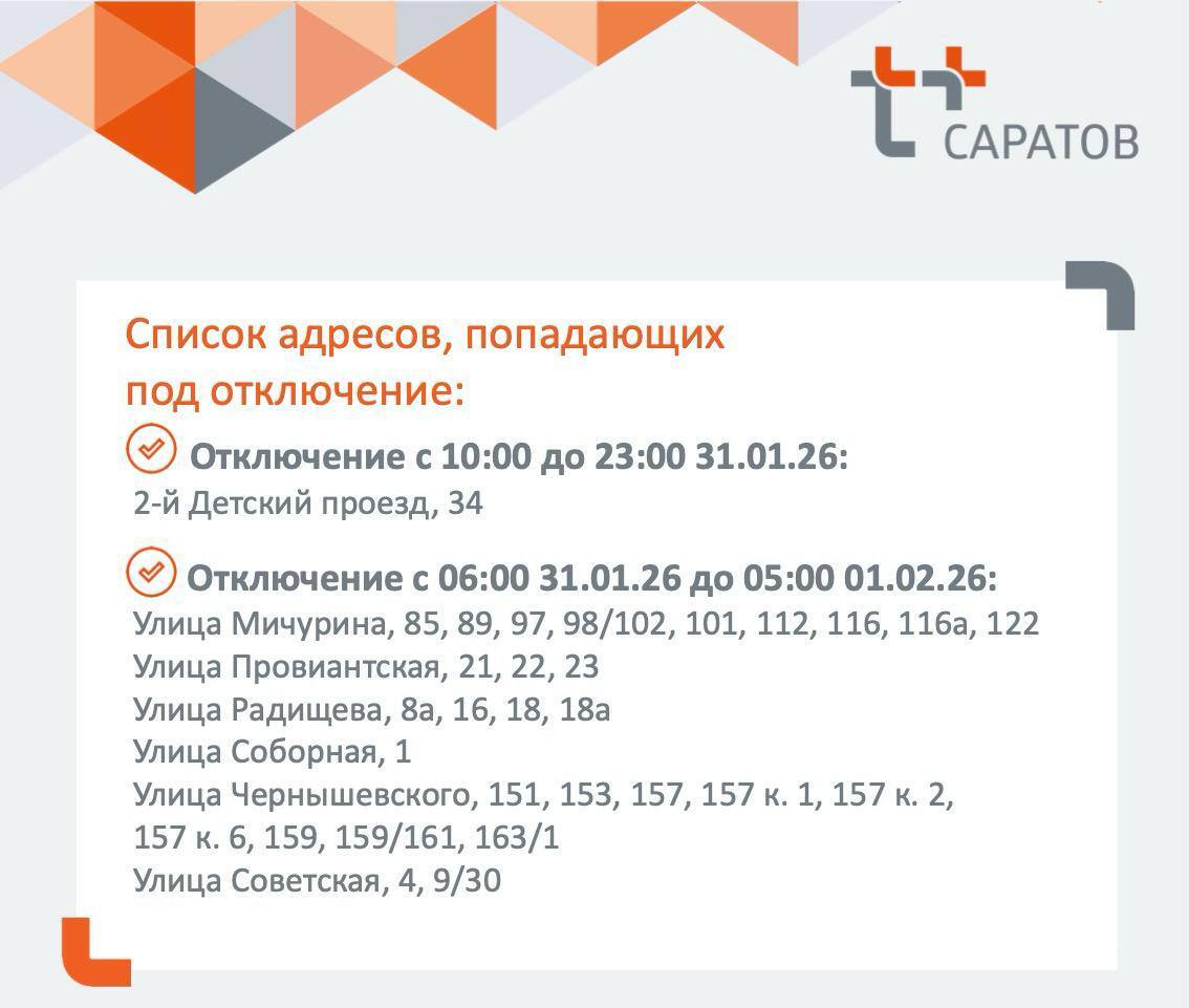 Отключение отопления 31 01 2026 1