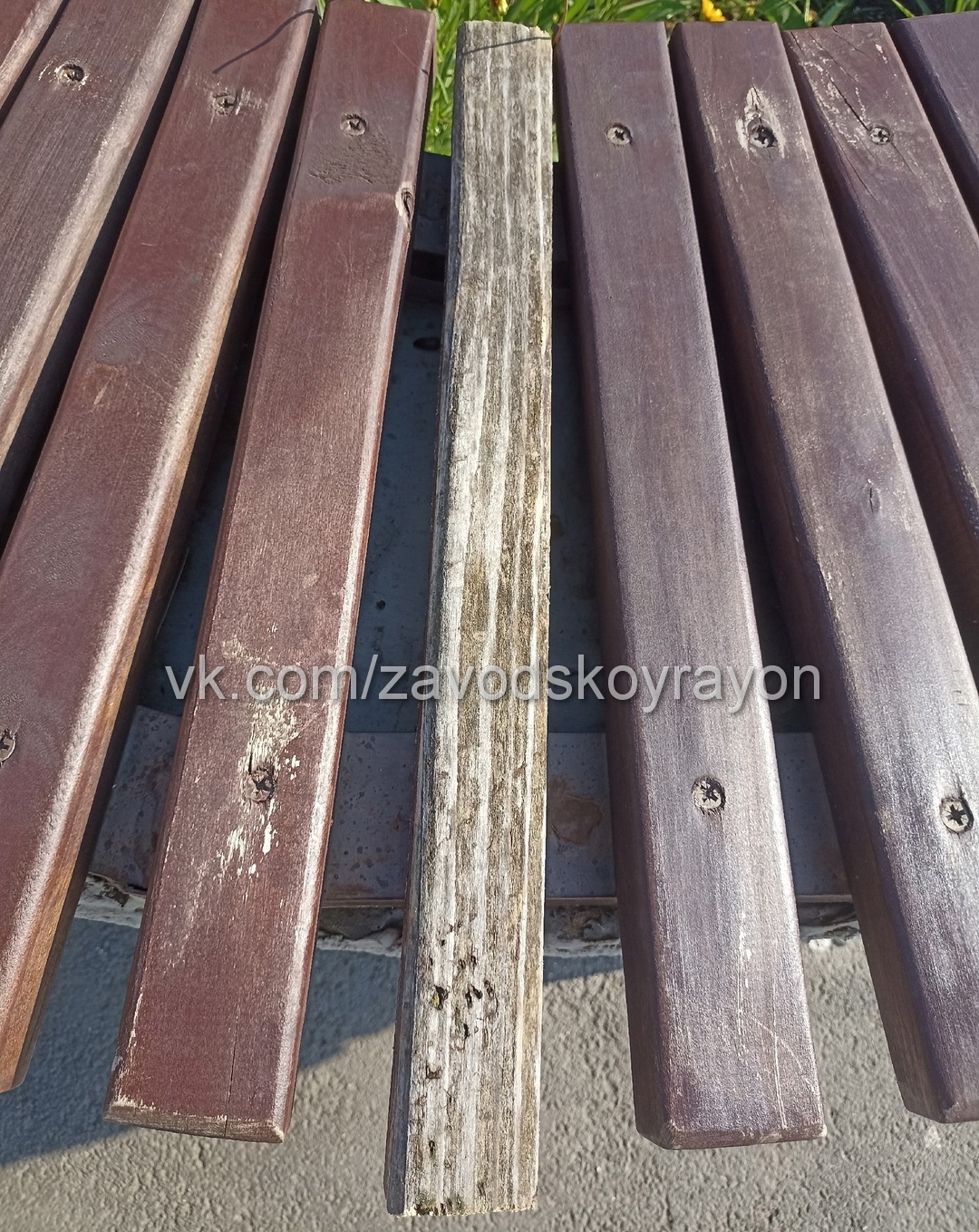 Скамейка в Заводском 1