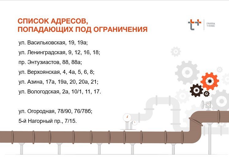 Без горячей воды 22 04 2025