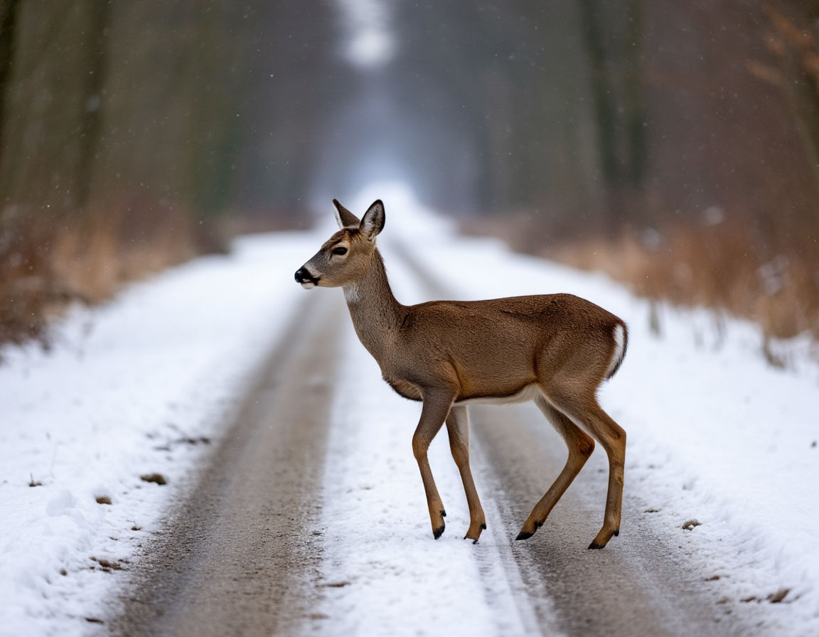 За два года на саратовских дорогах насмерть сбили 46 косуль и 26 лосей