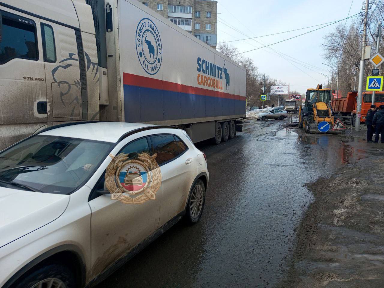 В Саратове грузовик сбил пешехода