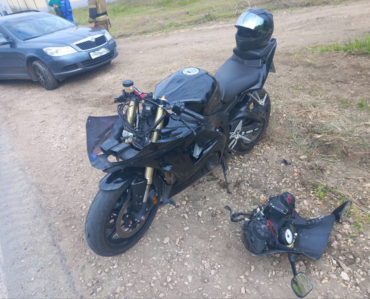 Мотоциклист без прав ездил по Саратову и разбился в ДТП
