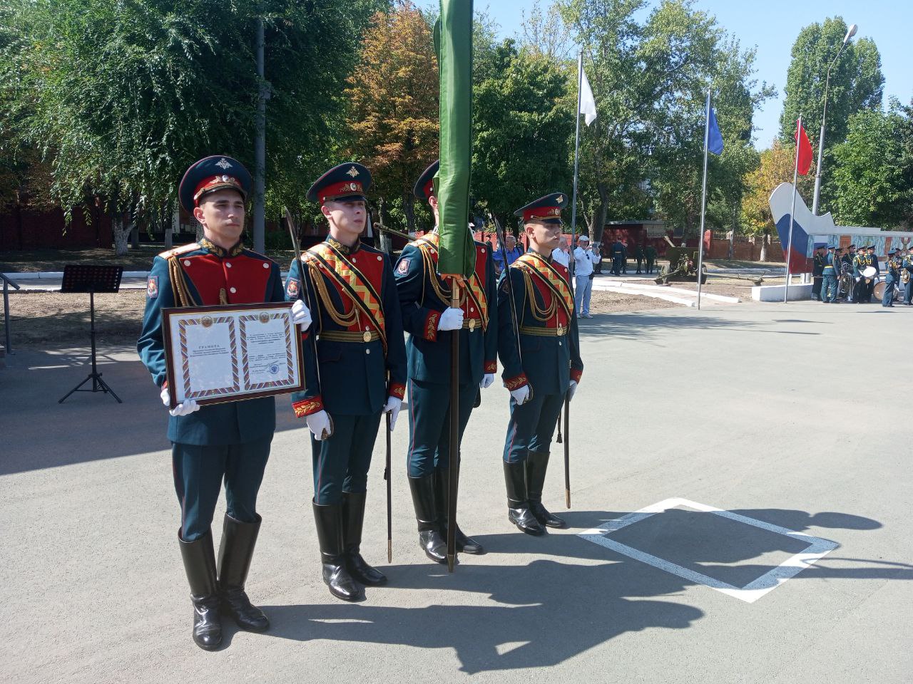 открытие высшего артиллерийского командного училища 