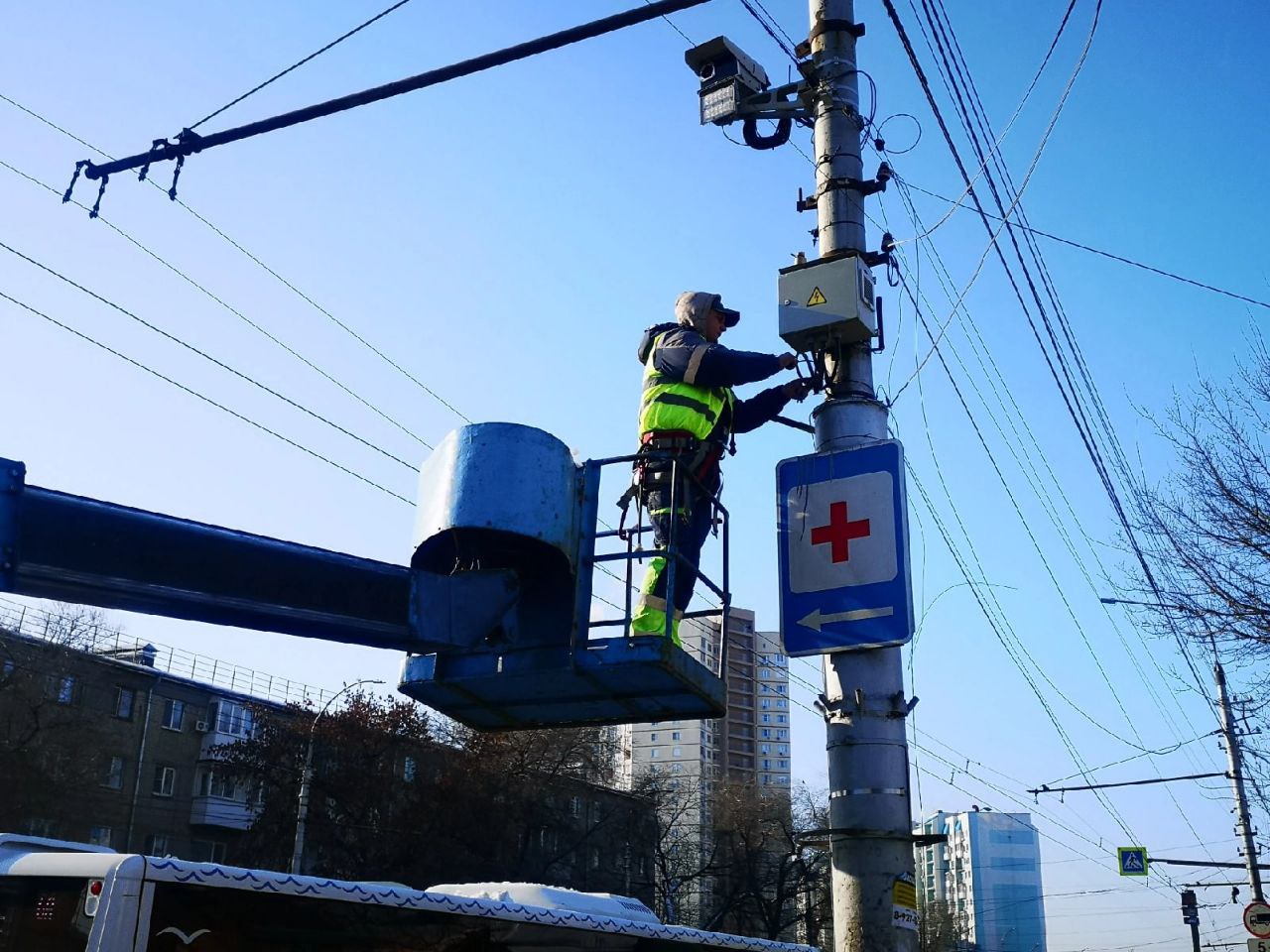 В Саратове на Улешах появилась новая камера фотовидеофиксации