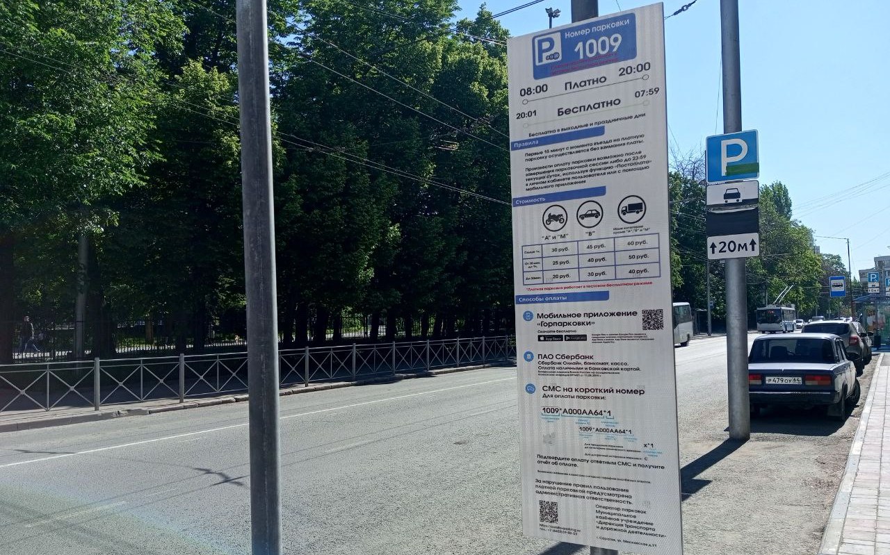 Многодетные семьи области освободят от платы на платных парковках в Саратове