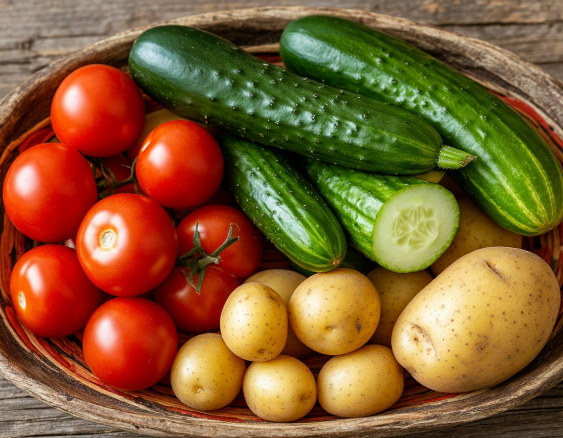 В феврале в Саратове выросли цены на помидоры, огурцы и картофель