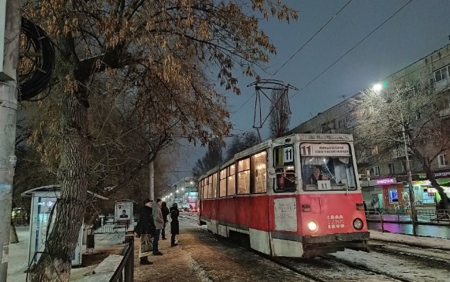 Третий день подряд саратовские трамваи №11 курсируют по укороченному маршруту