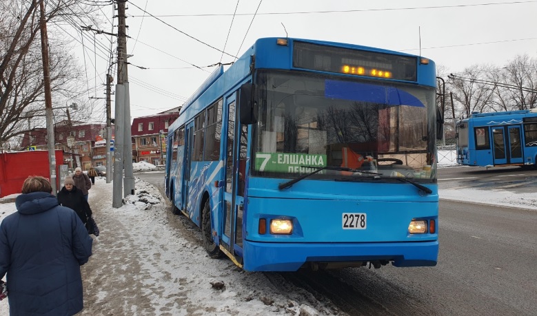 В Саратове два дня не будут ходить троллейбусы №7
