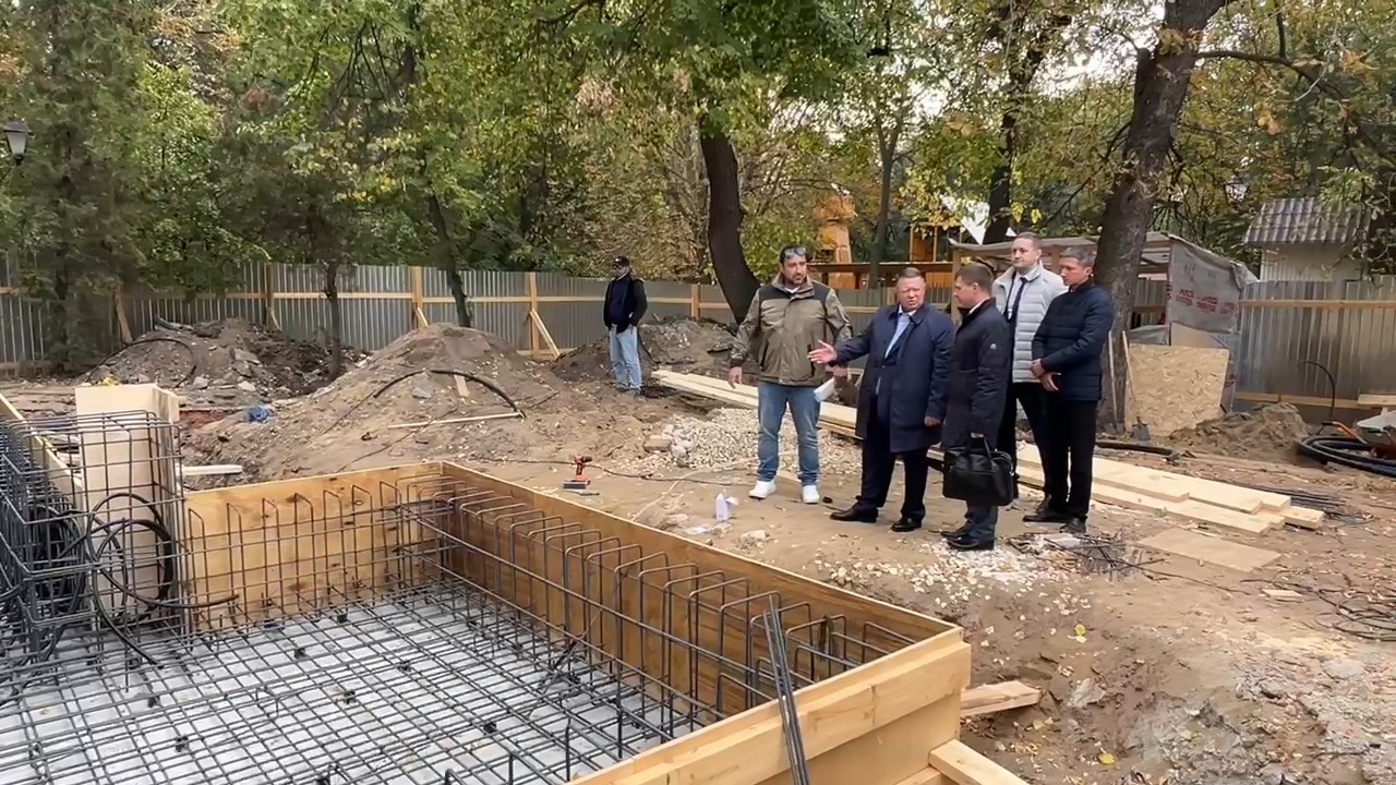 Реконструкция фонтана «Рыбка» в Липках