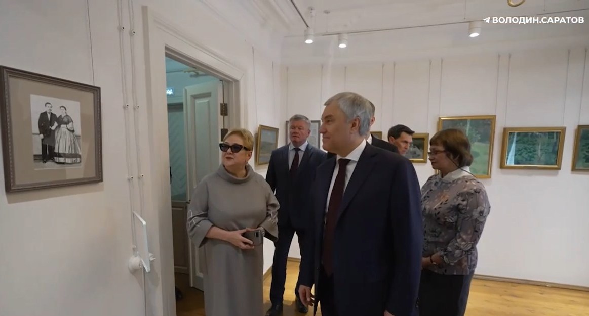Володин в музее Борисова-Мусатова