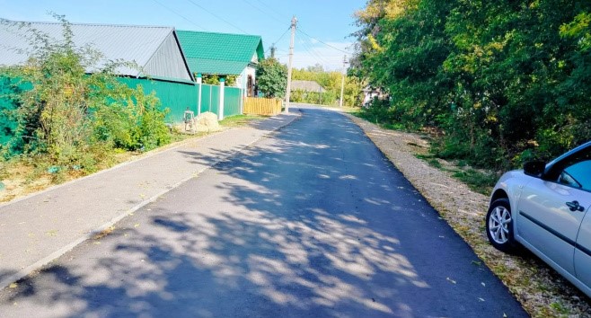 В саратовских селах отремонтировали дороги, где была яма на яме