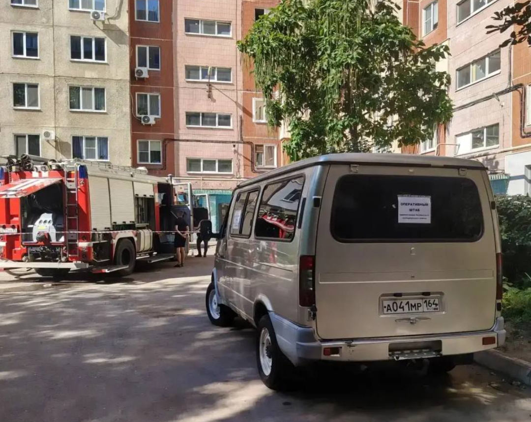 В Энгельсе после атаки БПЛА открыли штаб для помощи пострадавшим