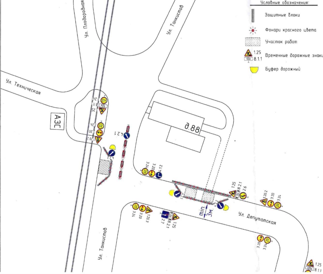 Ограничения движения на СХИ