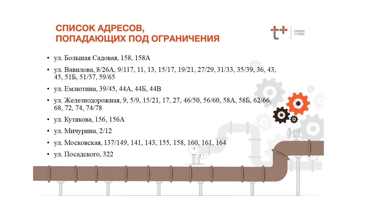 отключение отопления