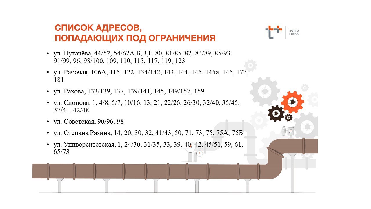 отключение отопления