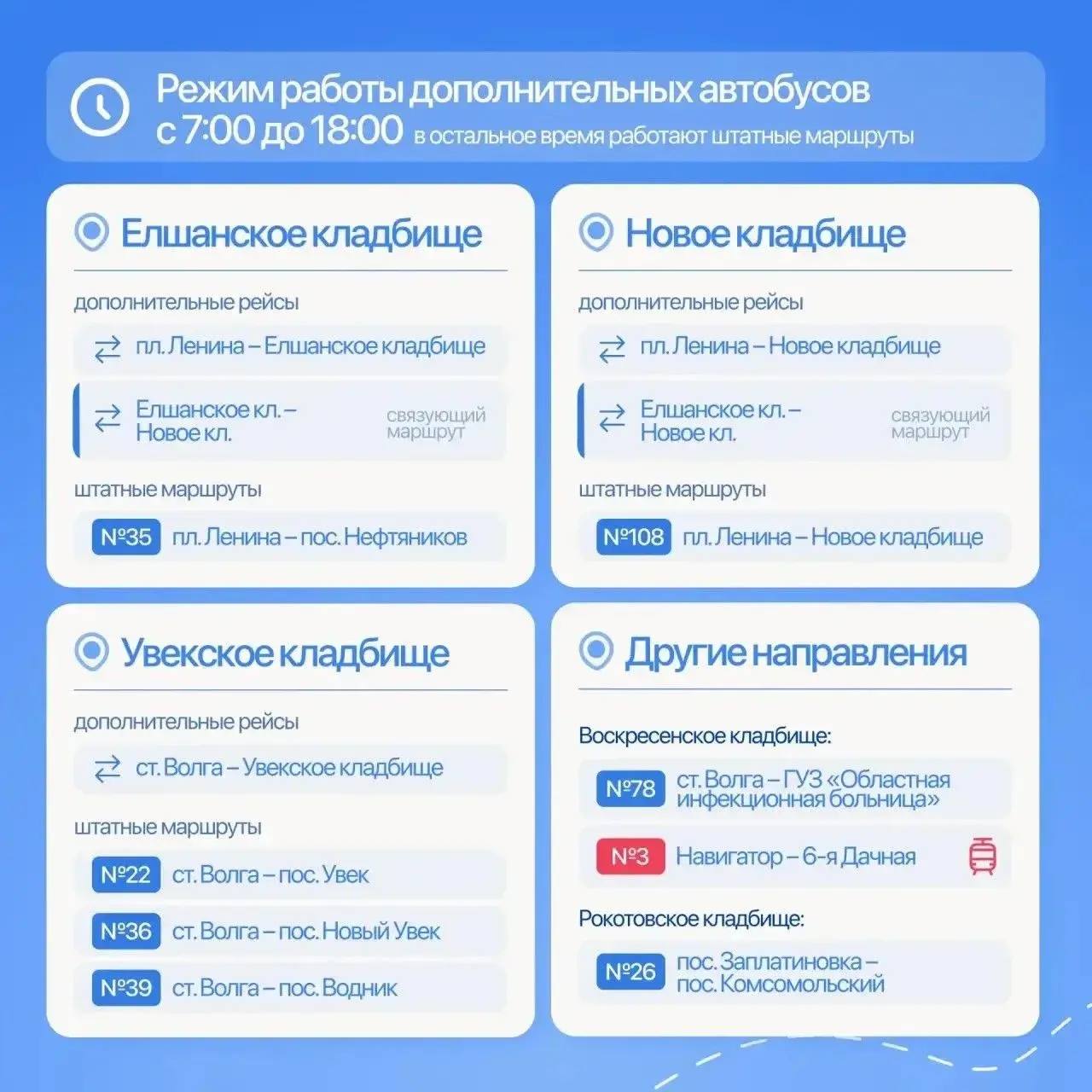 автобусы до кладбищ на радоницу