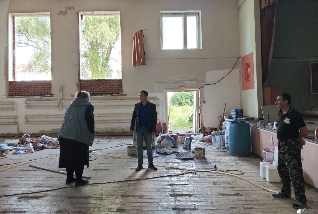 Ремонт ДК в Больших Озерках