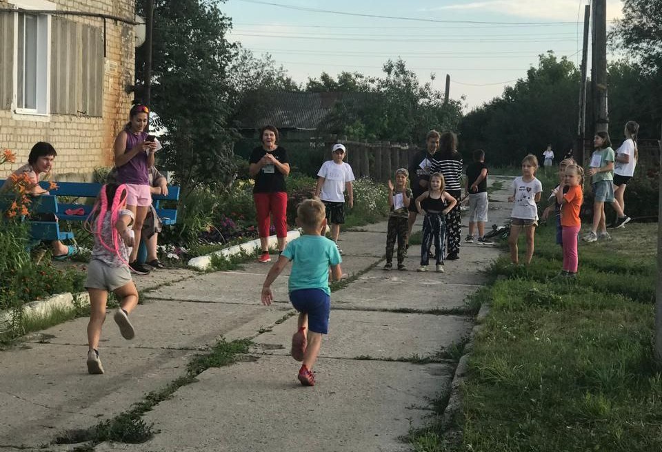 Спортивный фестиваль в Хватовке забег