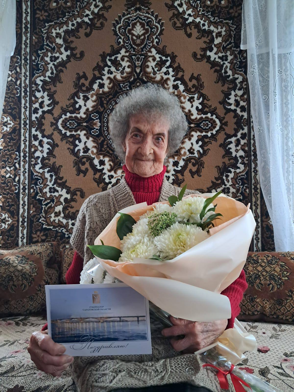 Анна Немкова отмечает 100 лет