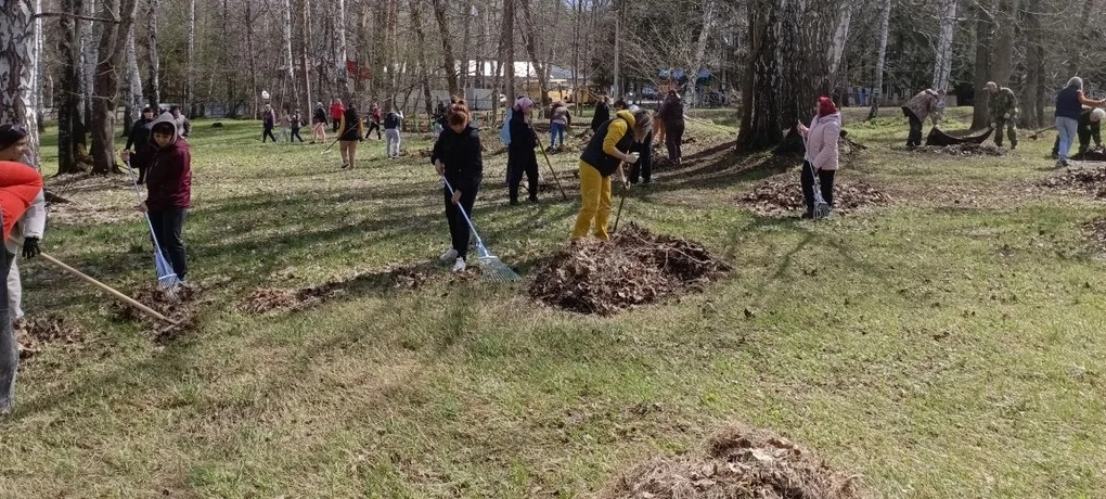 Субботник в Базарно-Карабулакском районе