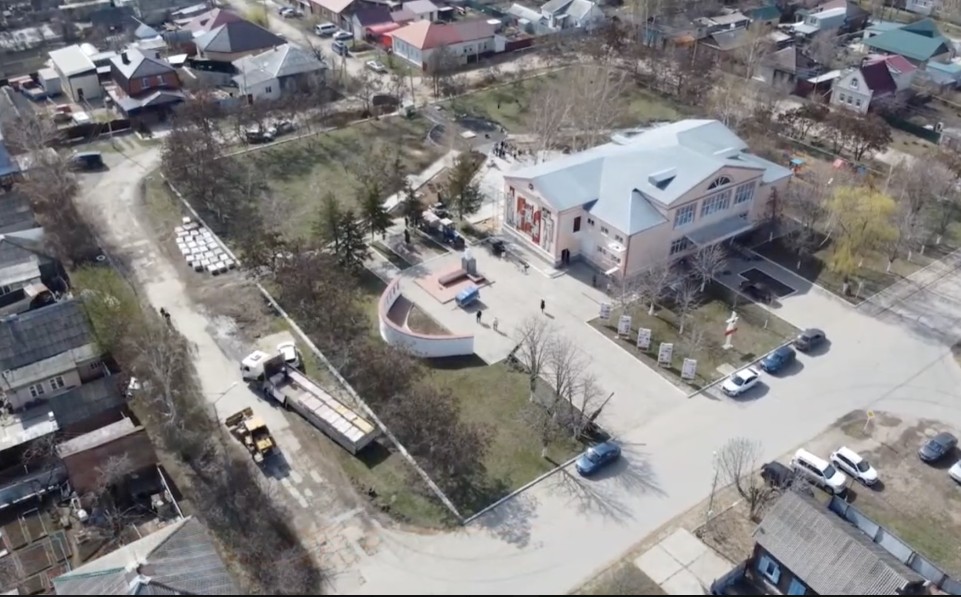 Реконструкция Парка Победы в Марксе 1