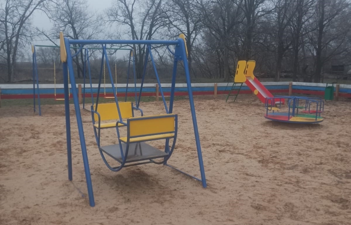 Детская площадка в честь Тыщенко еще