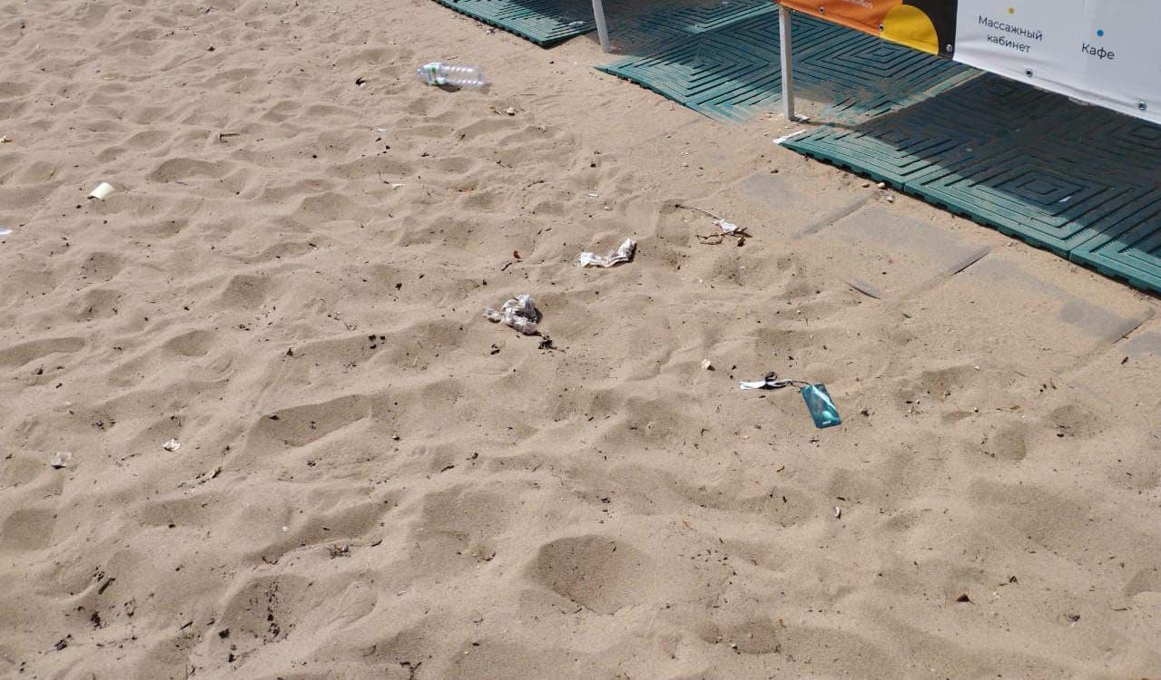 «Свинота»: энгельсский пляж забросали окурками от сигарет