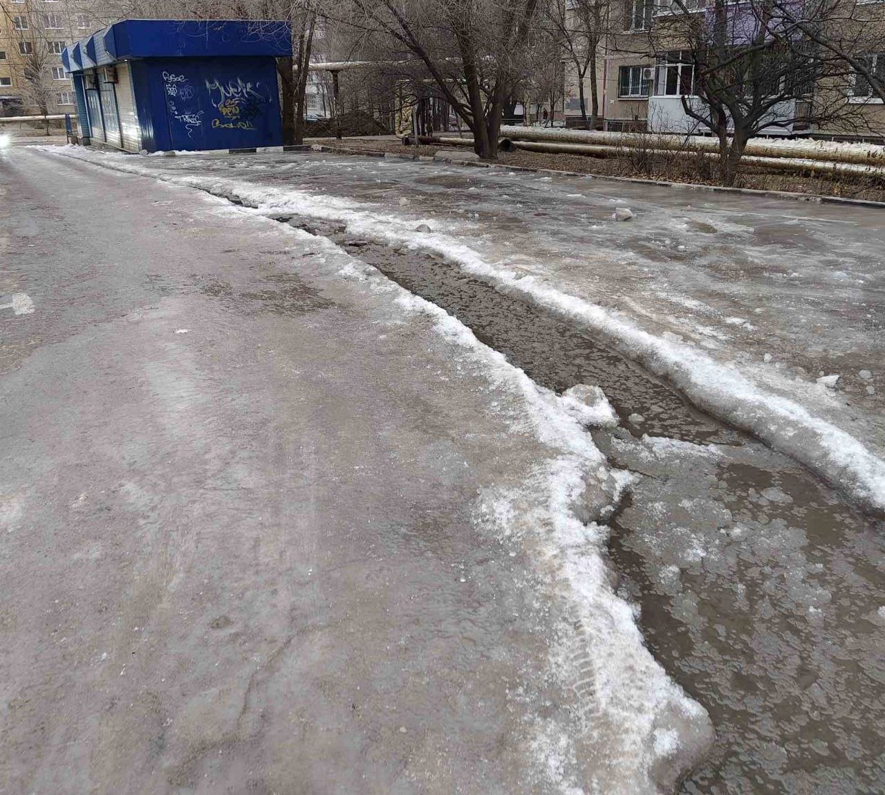 «Вынуждены падать и ломаться»: снега еще нет, а гололед уже пришел в Саратов