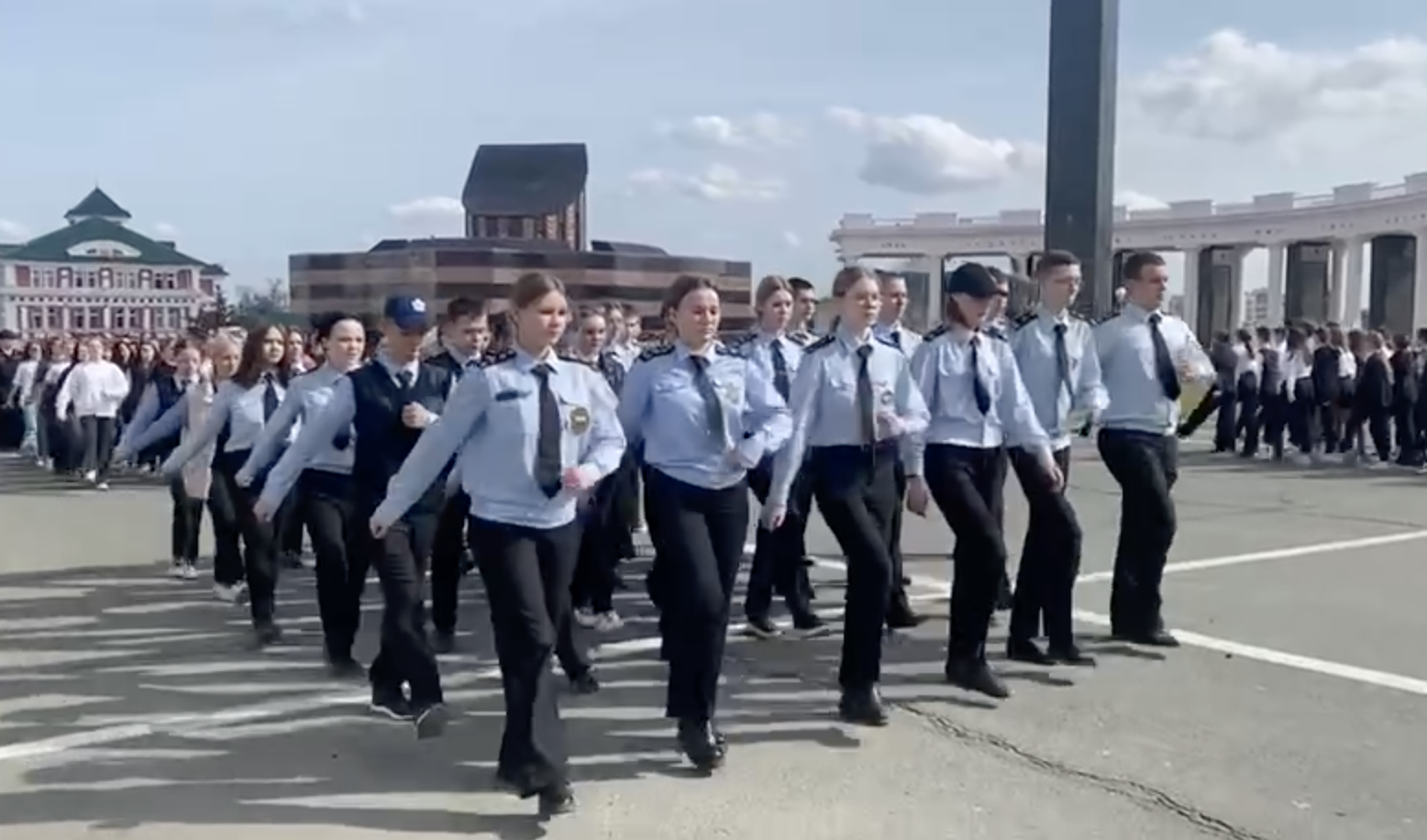 Репетиция парада победы в Саранске