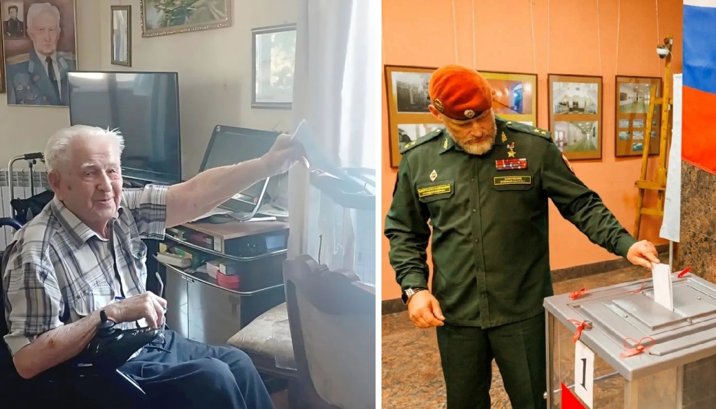 Ветеран войны и Герой России показали пример на выборах в Саратовской области Ветеран войны и Герой России показали пример на выборах в Саратовской области