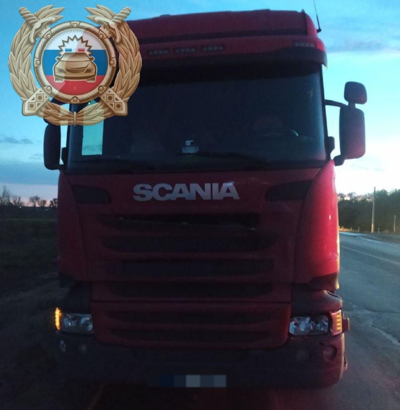 Под Марксом фура Scania насмерть сбила пешехода