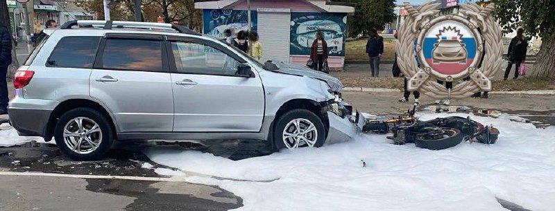 В Балашове 13-летний мотоциклист столкнулся с иномаркой и попал в больницу