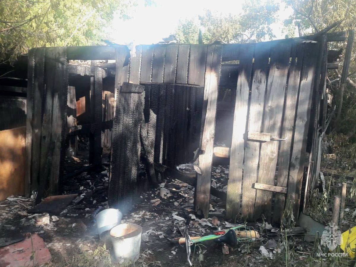 МЧС Саратовской области: сгоревший в сарае 4-летний мальчик играл со спичками