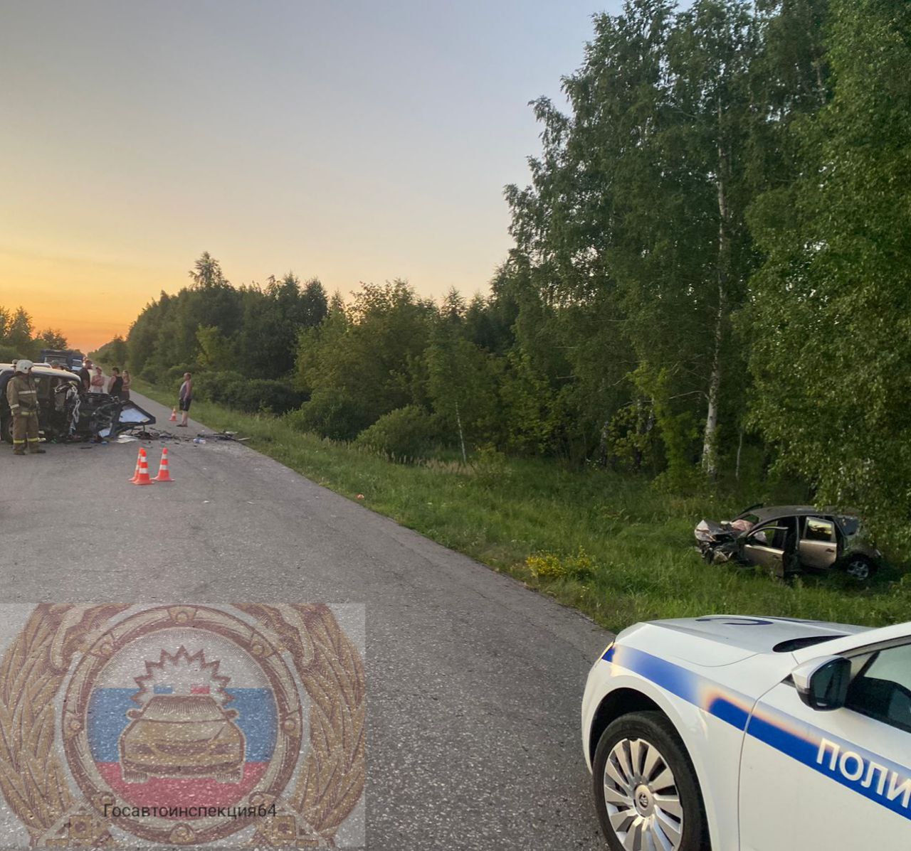 В аварии в Саратовской области погибли два человека