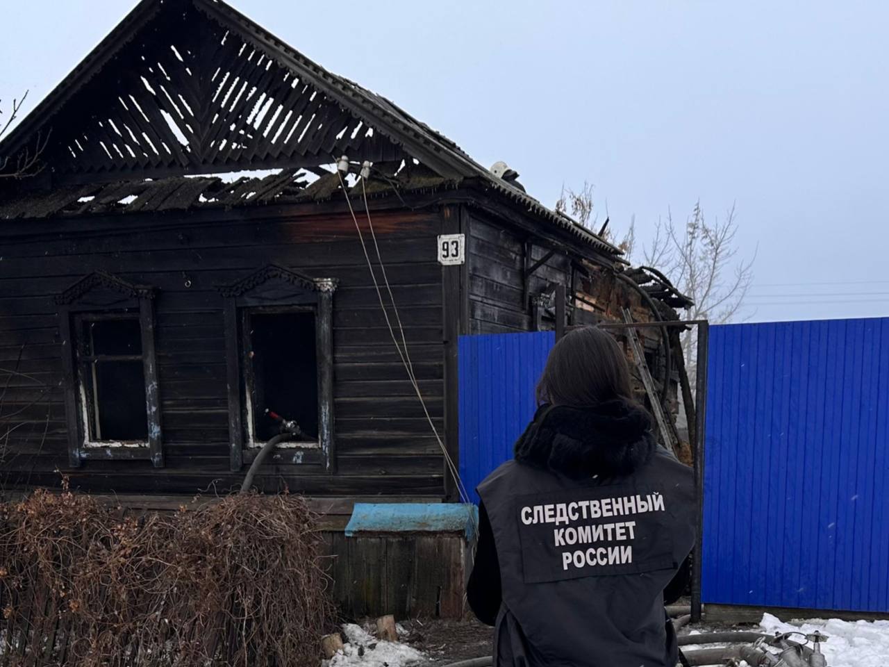 Одинокая пенсионерка погибла на пожаре в Саратовской области