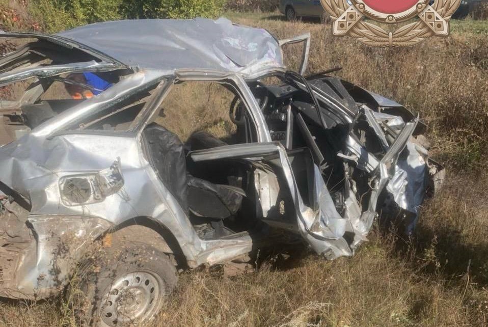 Пассажирка «Приоры» погибла в автокатастрофе под Аркадаком