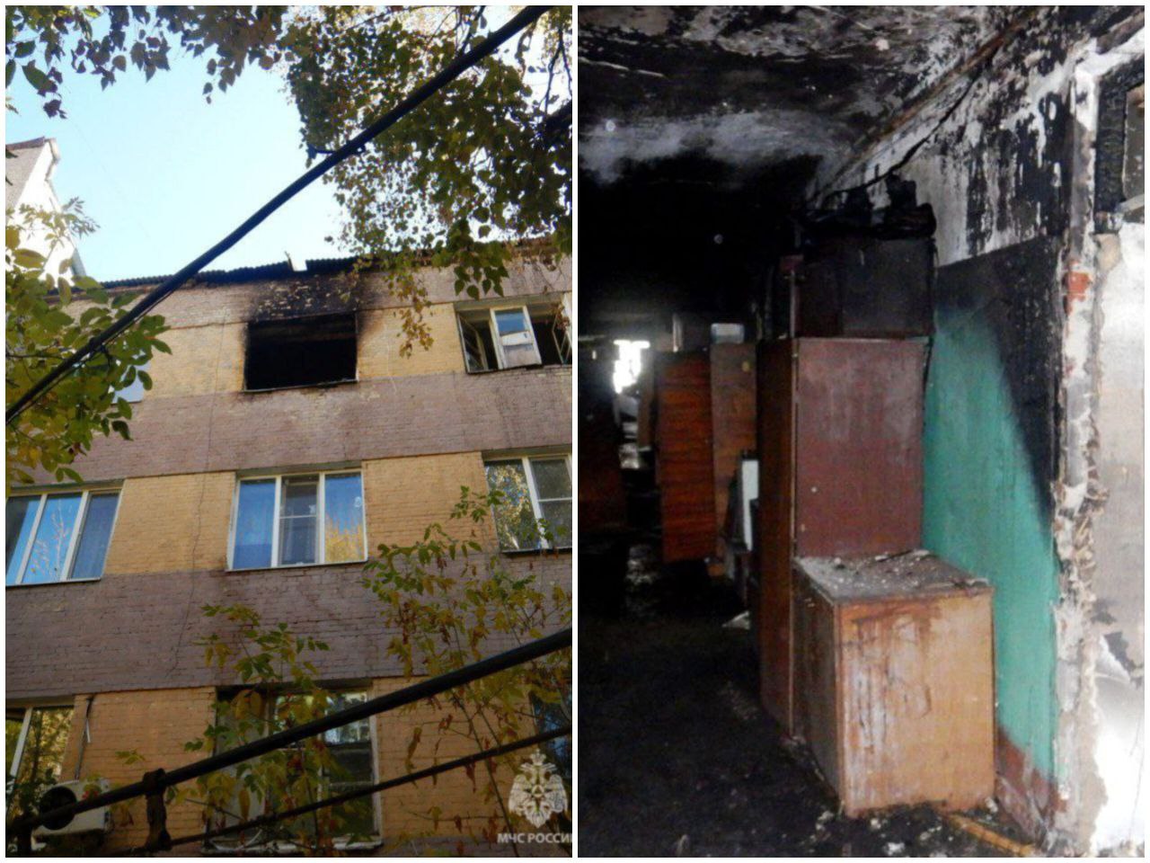 Ночью из горящей четырехэтажки на СХИ эвакуировали 6 человек