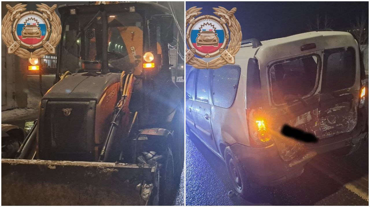 В массовом ДТП с экскаватором на Политехнической пострадал водитель «Ларгуса» В массовом ДТП с экскаватором на Политехнической пострадал водитель «Ларгуса»