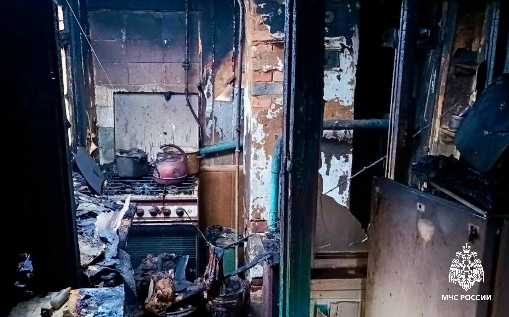 Мужчина задохнулся в дыму на пожаре в саратовском райцентре