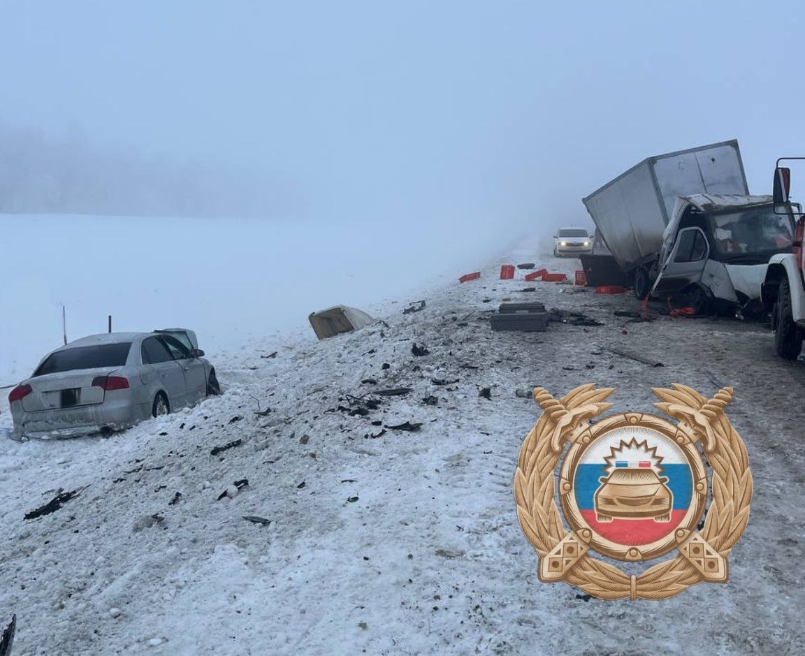 Водитель Audi погиб в ДТП с грузовиком под Саратовом