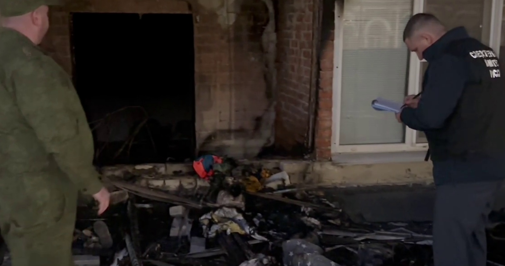 Пожар в девятиэтажке на Московской произошел из-за поджога