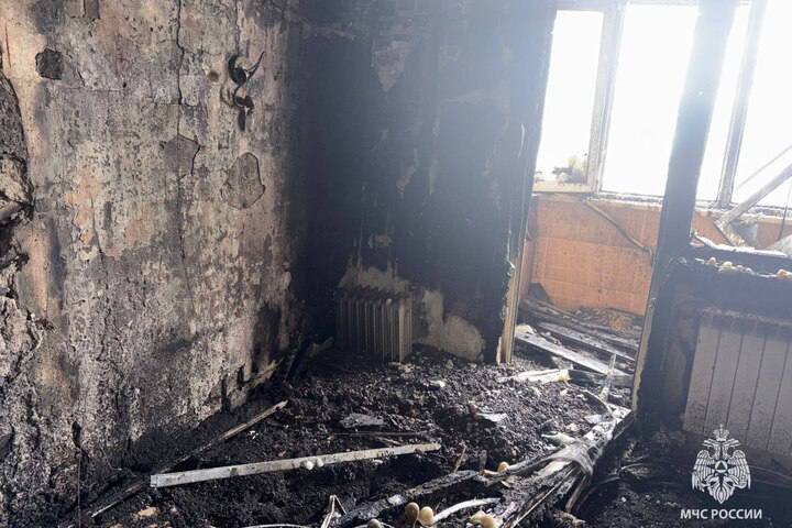 В Саратове 62-летний мужчина сгорел в квартире